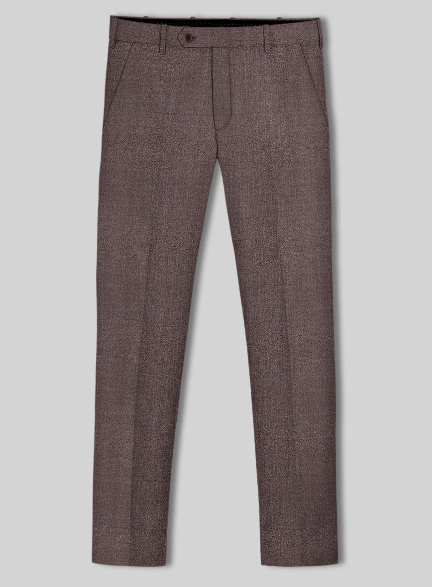 Reda Flexo Mauve Wool Pants - StudioSuits
