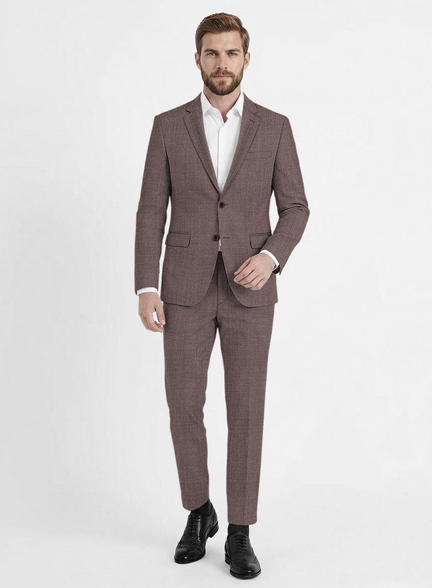 Reda Flexo Mauve Wool Suit - StudioSuits