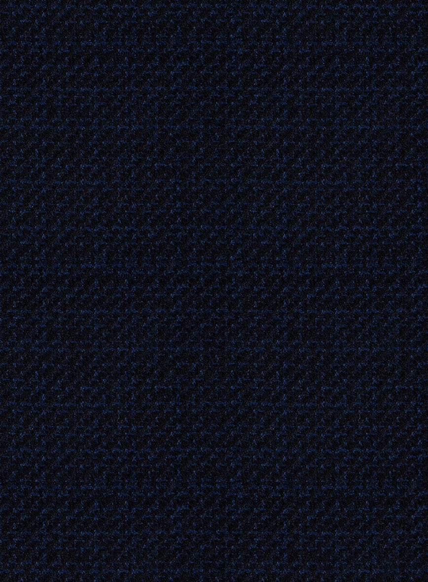 Reda Floura Blue Wool Pants - StudioSuits