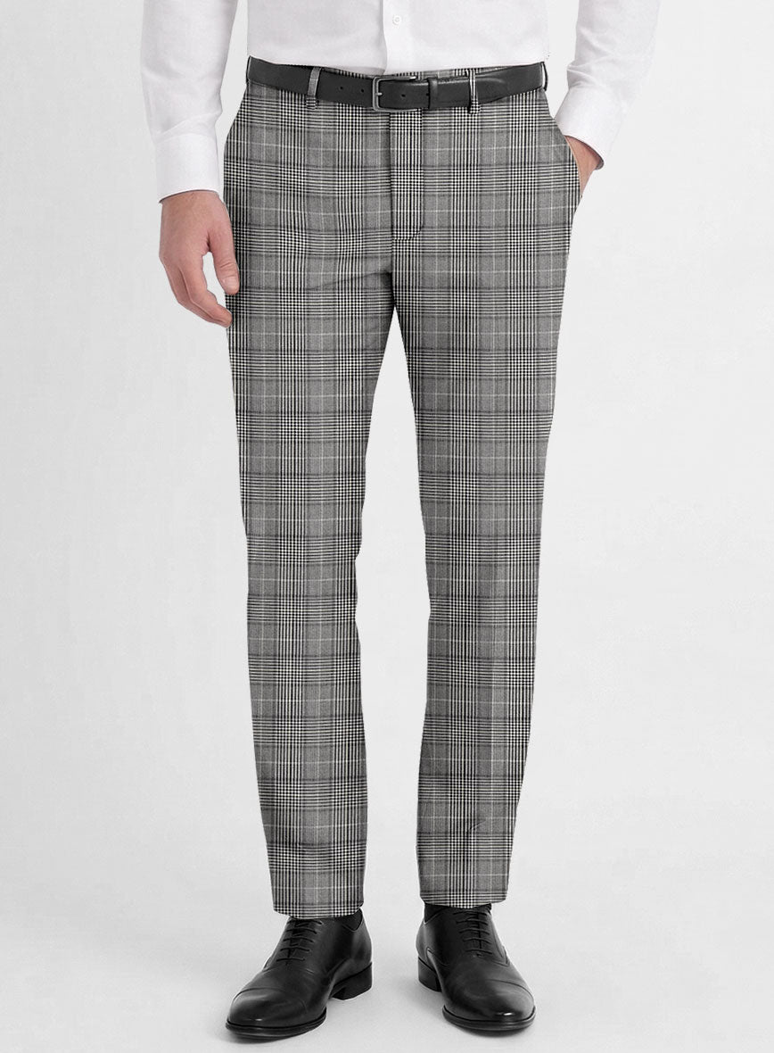 Reda Galie Gray Checks Wool Suit - StudioSuits