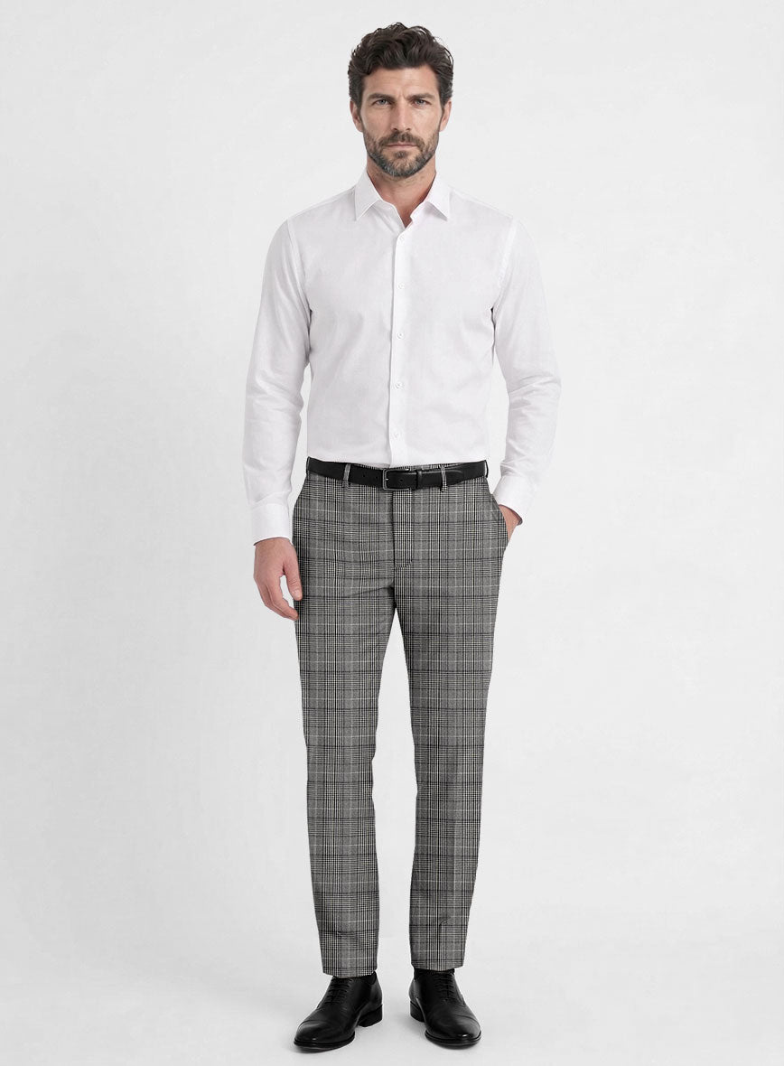 Reda Galie Gray Checks Wool Suit - StudioSuits