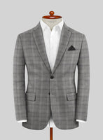 Reda Galie Gray Checks Wool Suit - StudioSuits