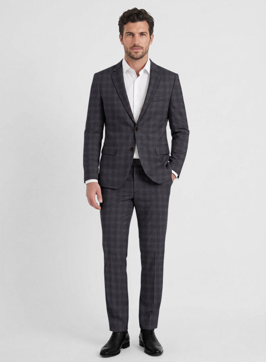 Reda Gelco Brown Wool Suit - StudioSuits