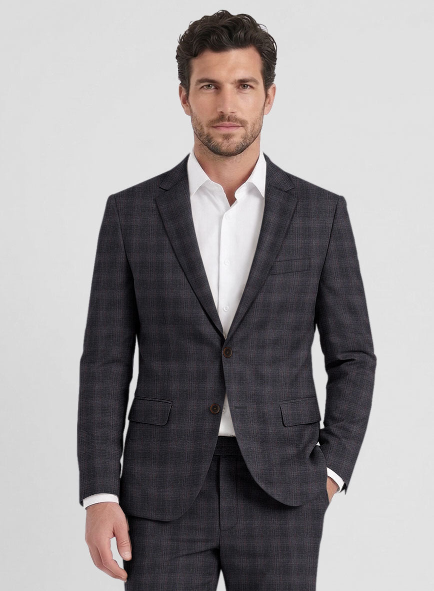 Reda Gelco Brown Wool Suit - StudioSuits