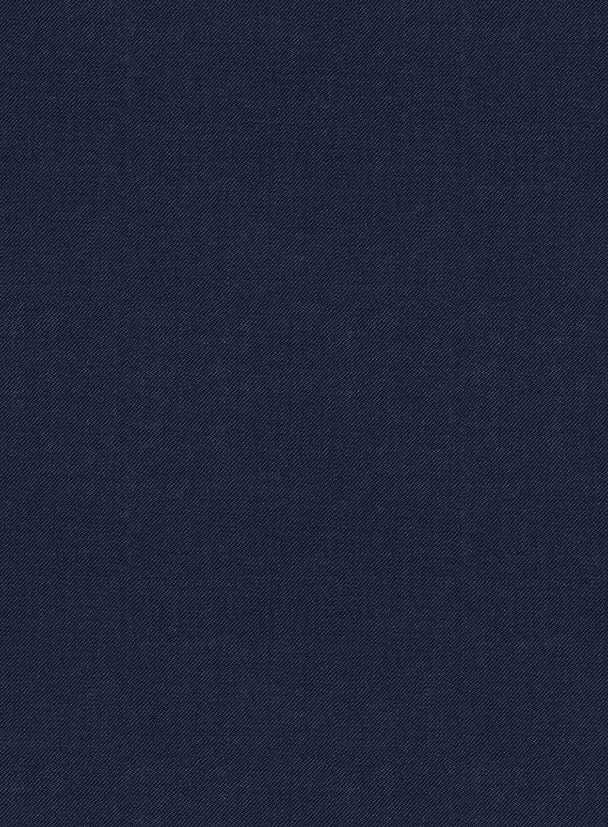 Reda Gem Blue Pure Wool Pants - StudioSuits