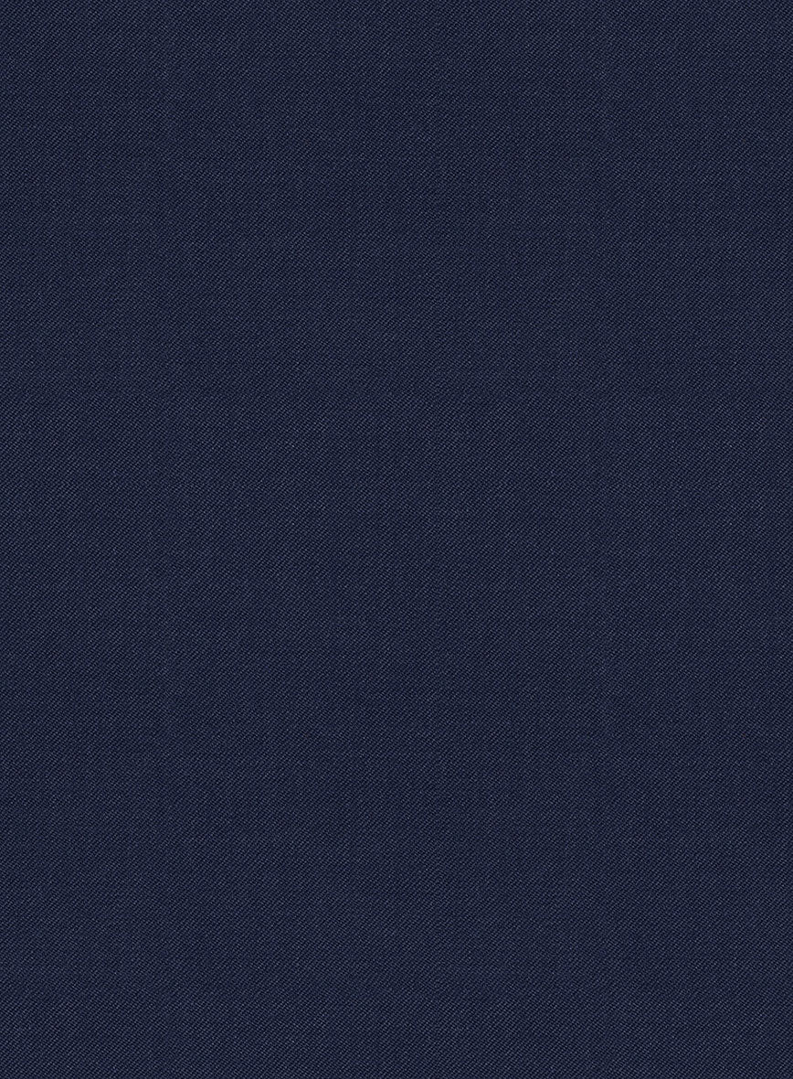 Reda Gem Blue Pure Wool Pants - StudioSuits