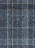 Reda Homio Blue Checks Wool Jacket - StudioSuits