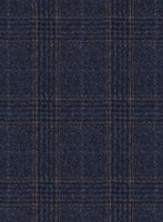 Reda Homio Dark Blue Checks Wool Suit - StudioSuits