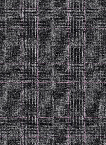 Reda Homio Gray Checks Wool Jacket - StudioSuits