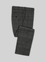 Reda Inleti Black Checks Wool Pants - StudioSuits