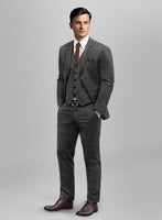 Reda Inleti Black Checks Wool Suit - StudioSuits