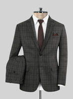 Reda Inleti Black Checks Wool Suit - StudioSuits