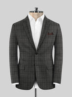 Reda Inleti Black Checks Wool Suit - StudioSuits