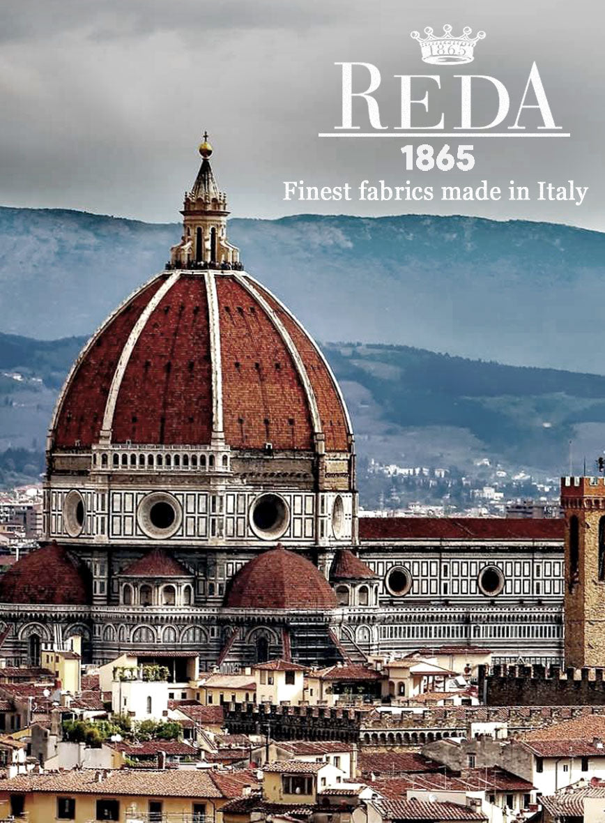 Reda Cashmere Gray Stripe Wool Jacket - StudioSuits