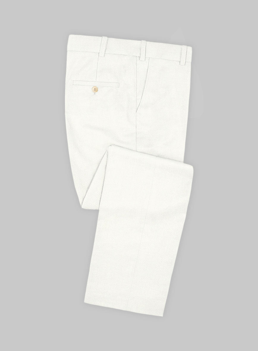 Reda Ivory Pure Wool Pants - StudioSuits