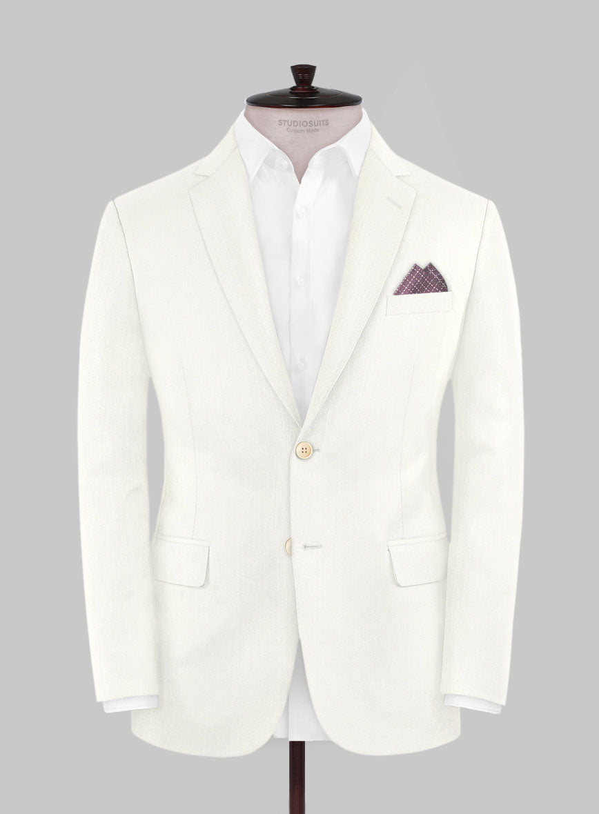 Reda Ivory Pure Wool Jacket - StudioSuits