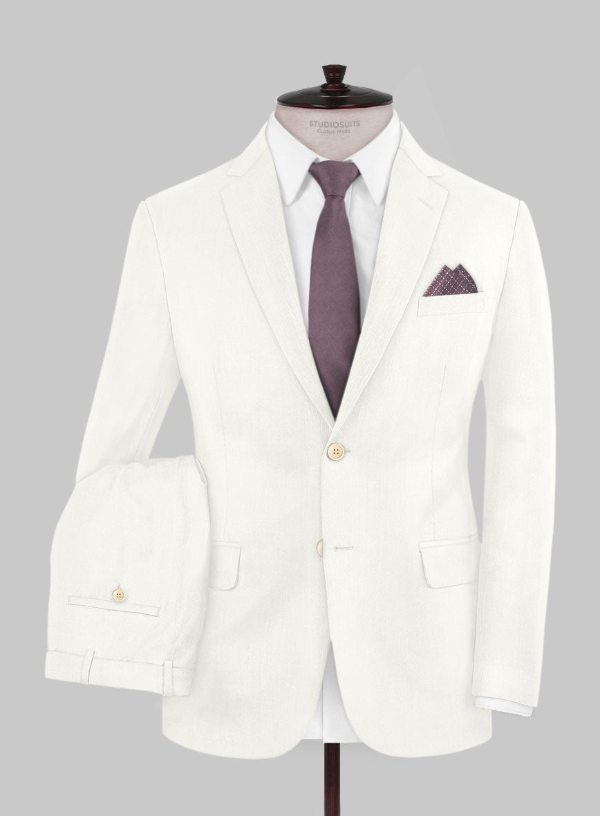 Reda Ivory Pure Wool Suit - StudioSuits