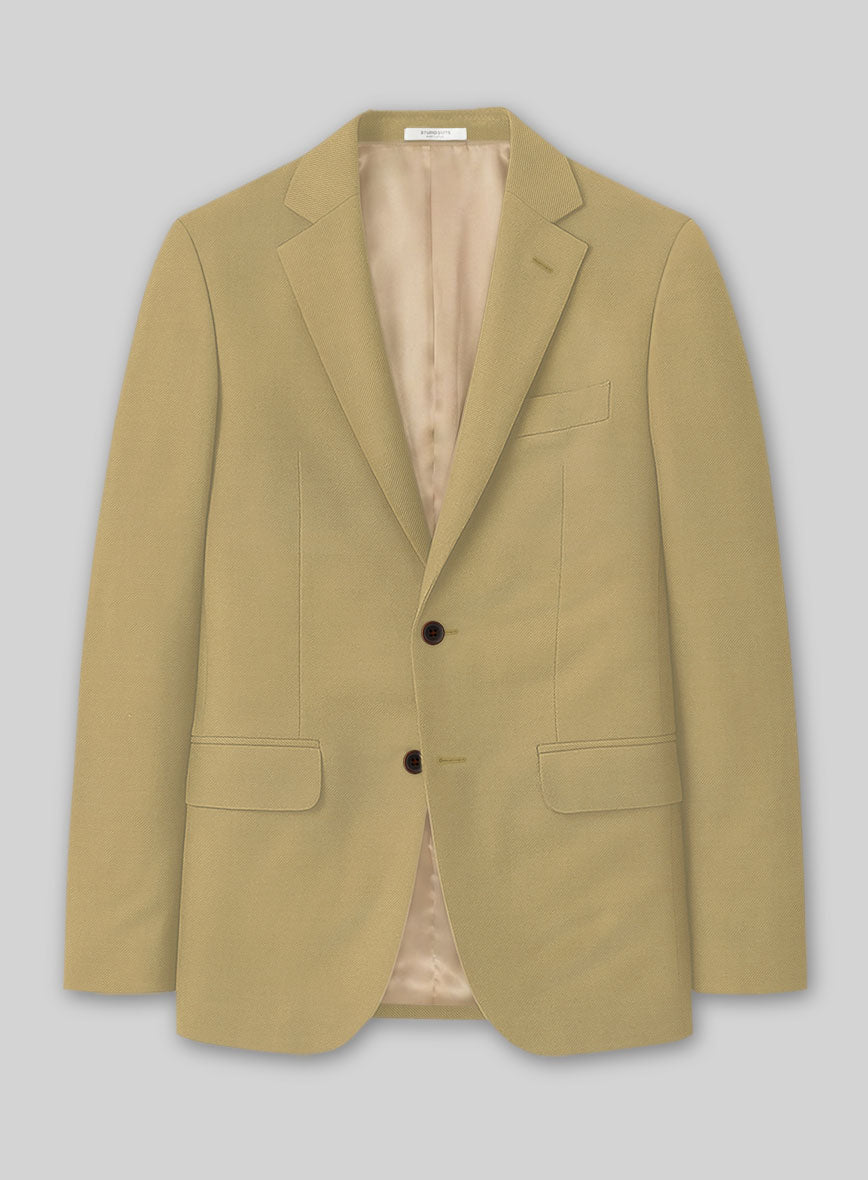 Reda Khaki Pure Wool Suit - StudioSuits