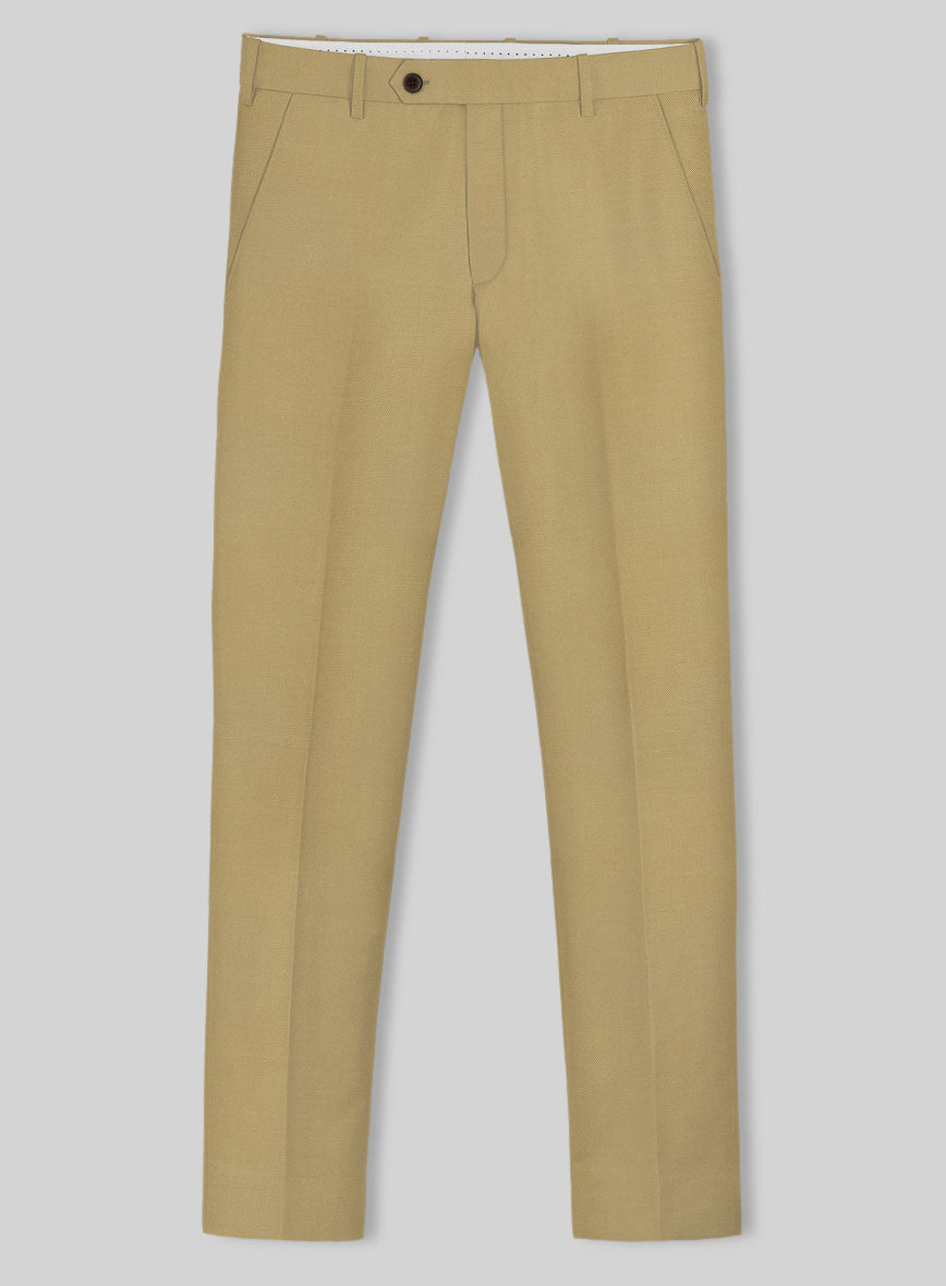Reda Khaki Pure Wool Suit - StudioSuits