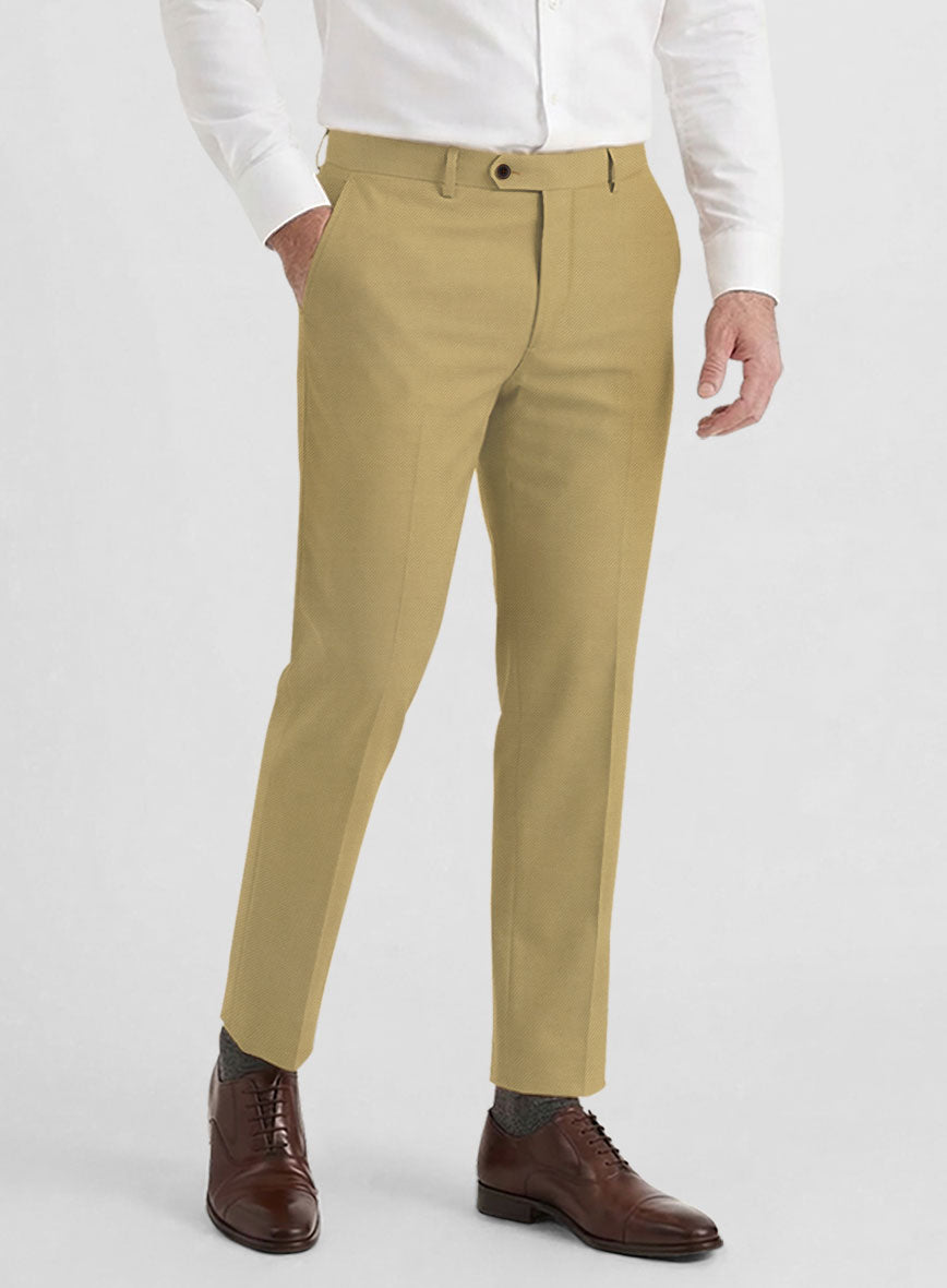 Reda Khaki Pure Wool Suit - StudioSuits