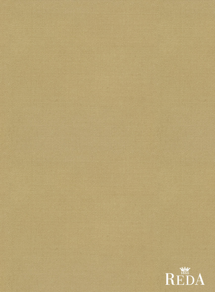 Reda Khaki Pure Wool Suit - StudioSuits