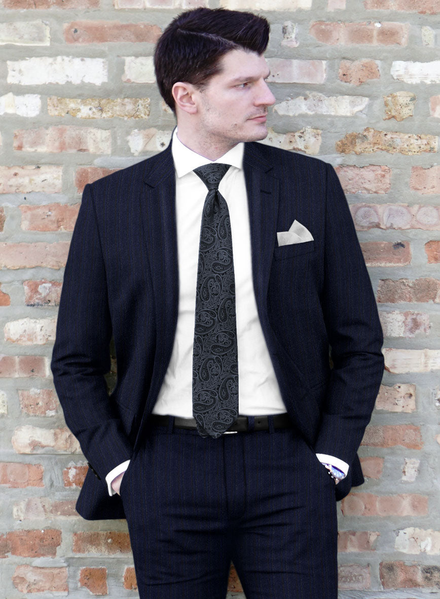 Reda Liora Blue Stripe Wool Jacket - StudioSuits