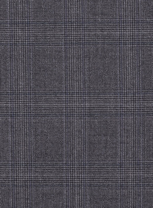 Reda Lusra Gray Wool Pants - StudioSuits