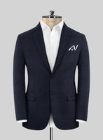 Reda Martes Blue Checks Wool Jacket - StudioSuits