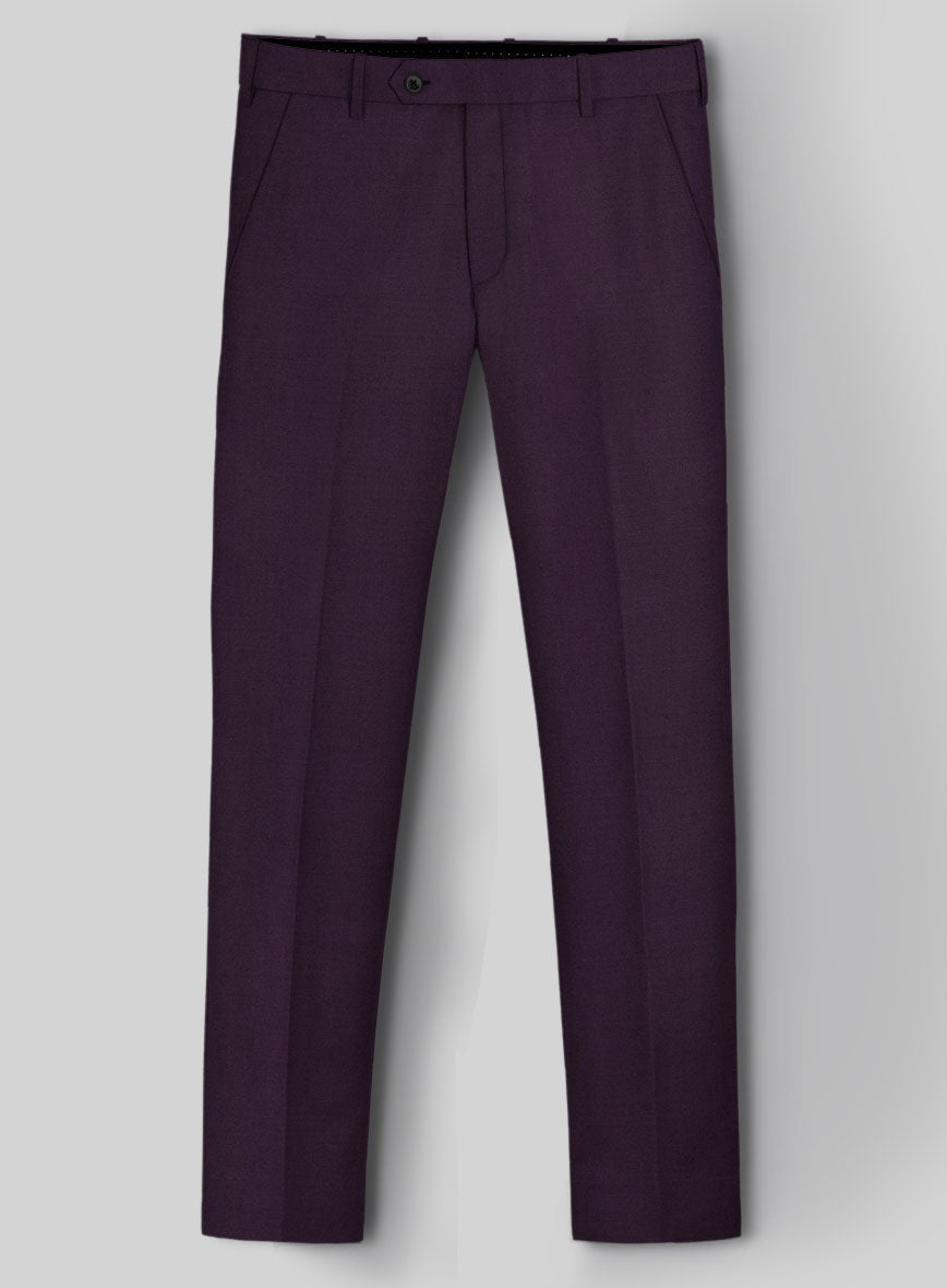 Reda Mauve Wool Pants - StudioSuits