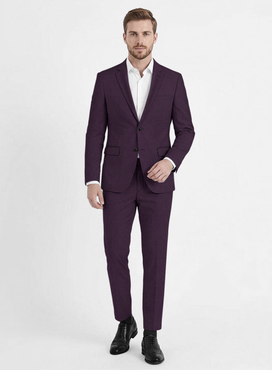 Reda Mauve Wool Suit - StudioSuits