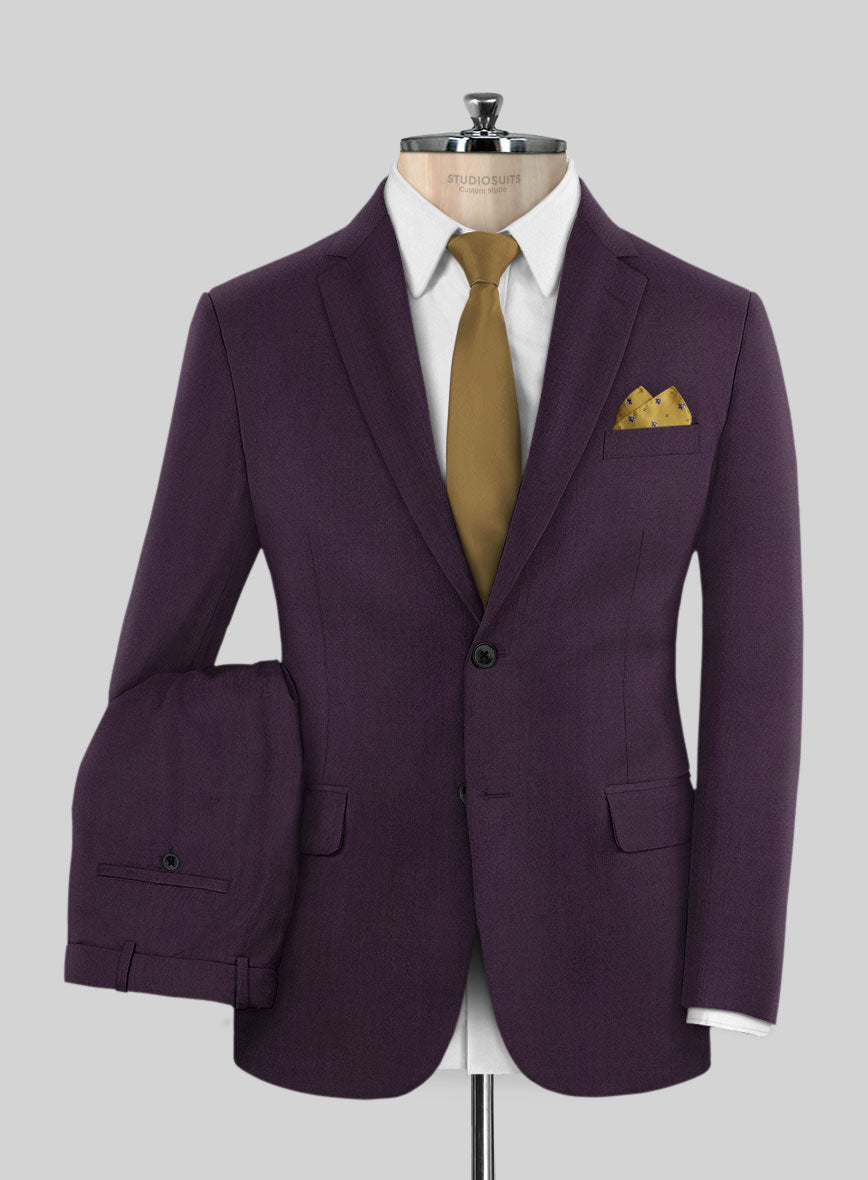 Reda Mauve Wool Suit - StudioSuits