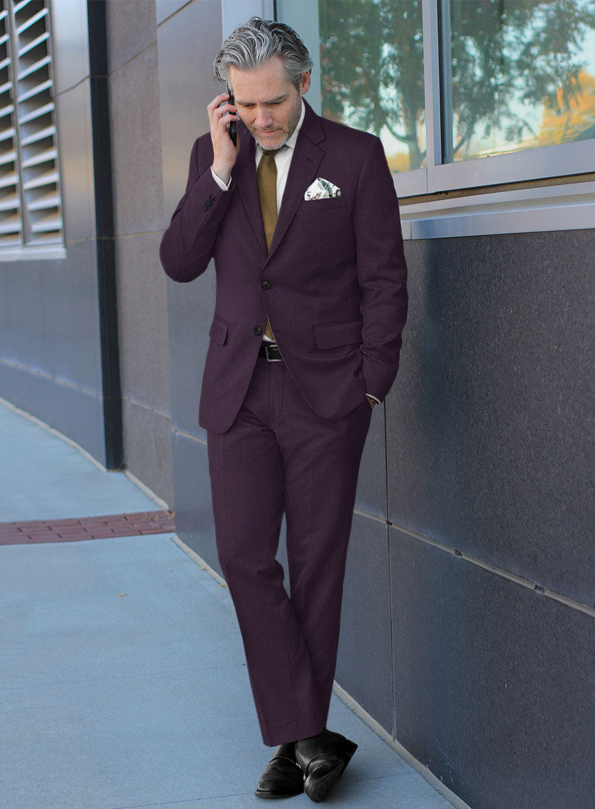 Reda Mauve Wool Suit - StudioSuits