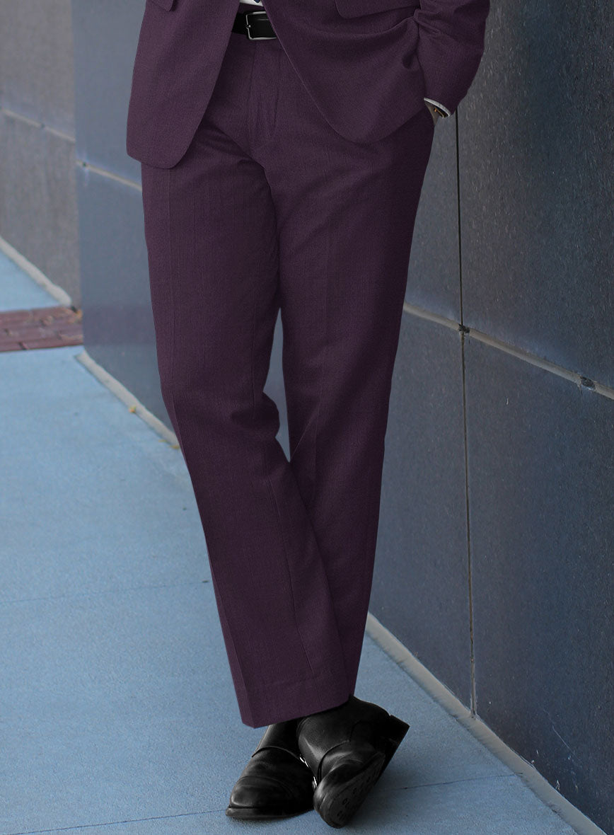 Reda Mauve Wool Suit - StudioSuits