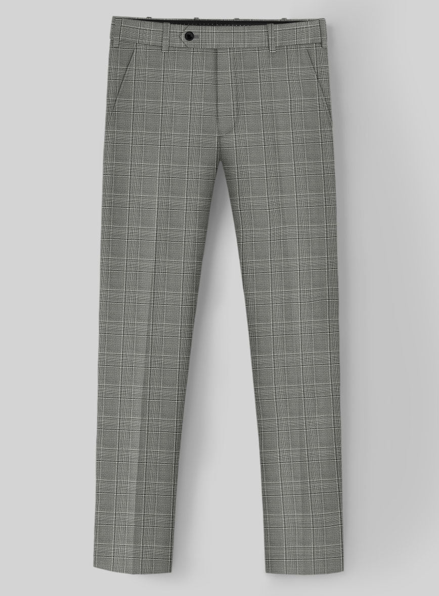 Reda Mavlox Gray Checks Wool Suit - StudioSuits