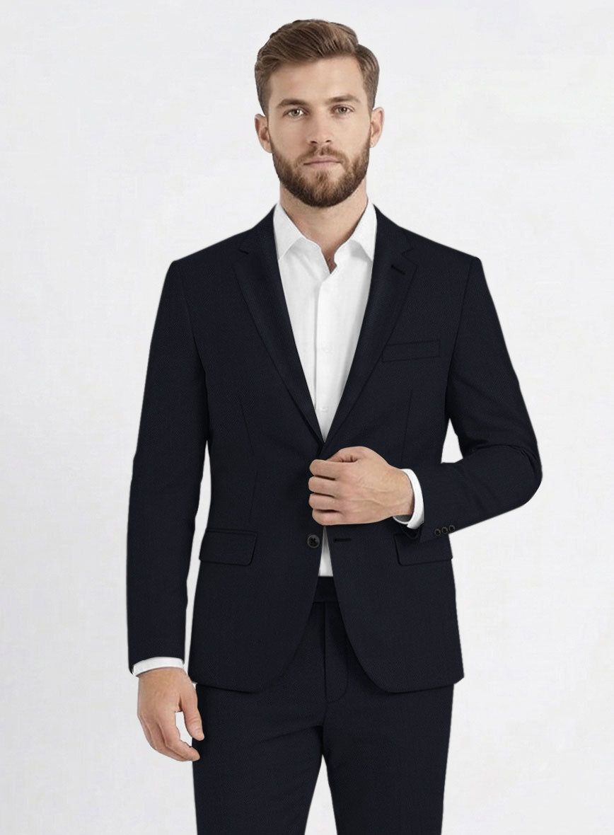 Reda Midnight Blue Wool Suit - StudioSuits