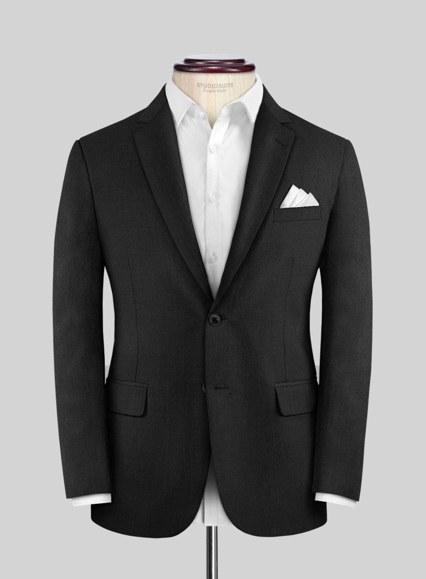 Reda Nova Charcoal Wool Jacket - StudioSuits