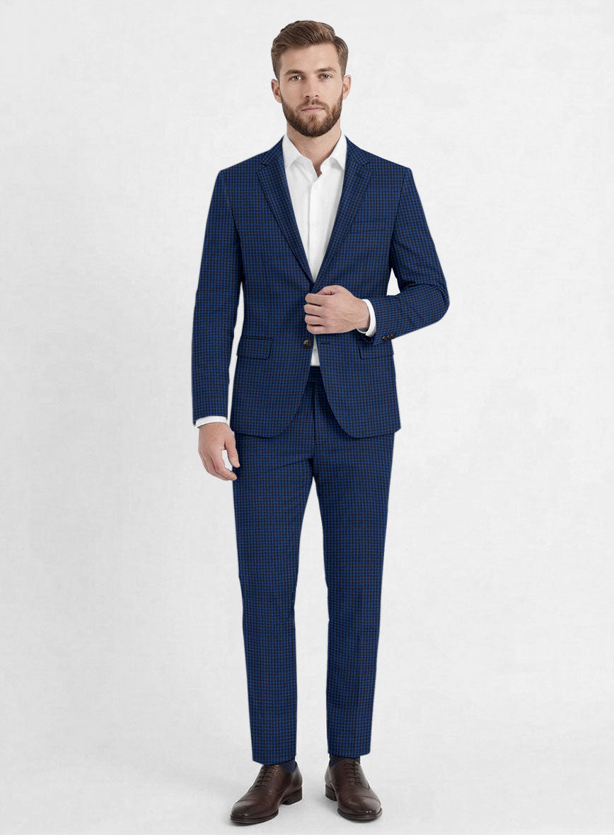 Reda Ocean Blue Wool Suit - StudioSuits