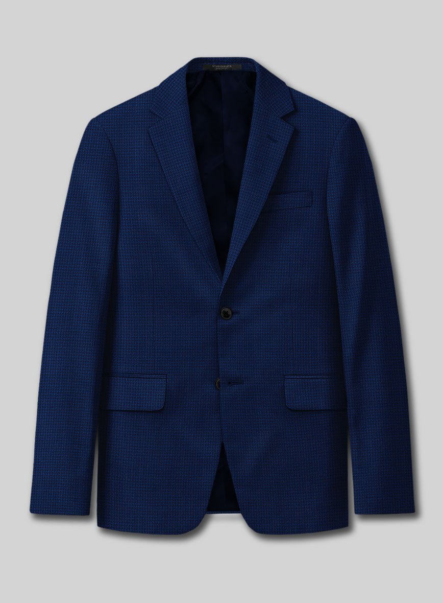 Reda Reyi Blue Wool Jacket - StudioSuits