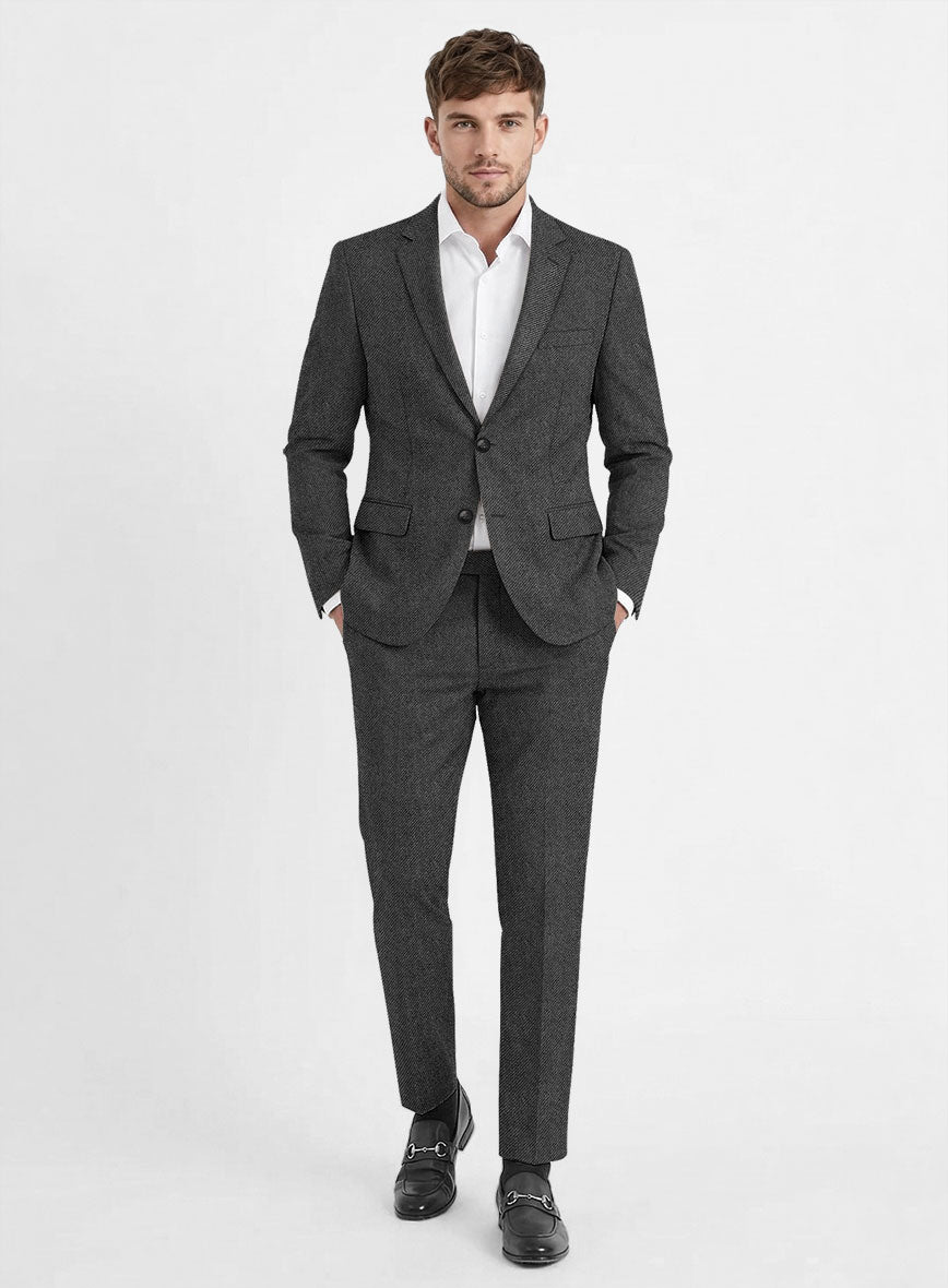 Reda Rovy Gray Wool Suit - StudioSuits