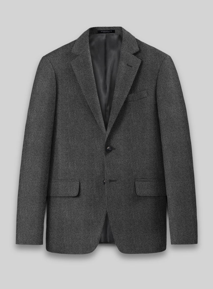 Reda Rovy Gray Wool Jacket - StudioSuits