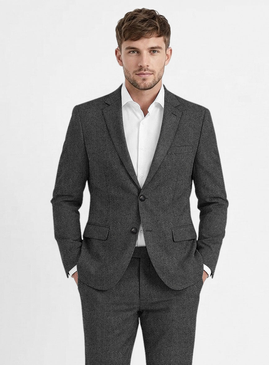 Reda Rovy Gray Wool Jacket - StudioSuits