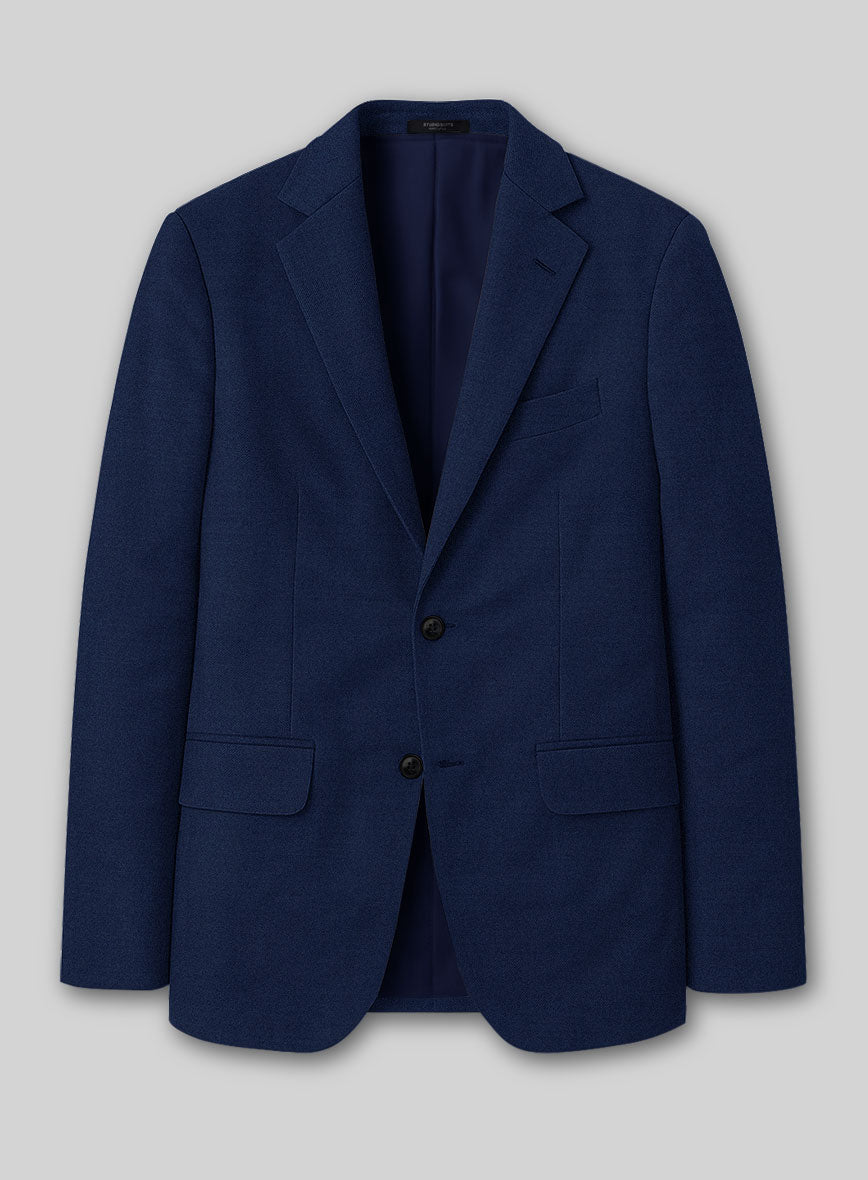 Reda Royal Blue Pure Wool Jacket - StudioSuits
