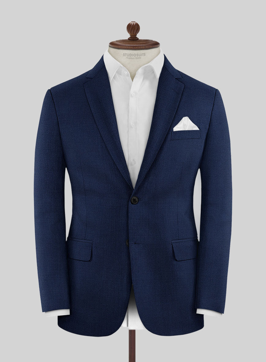 Reda Royal Blue Pure Wool Suit - StudioSuits