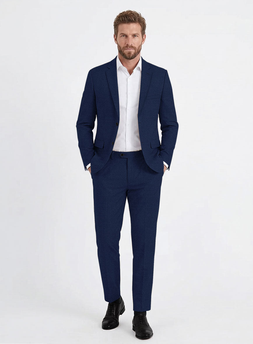 Reda Royal Blue Pure Wool Suit - StudioSuits