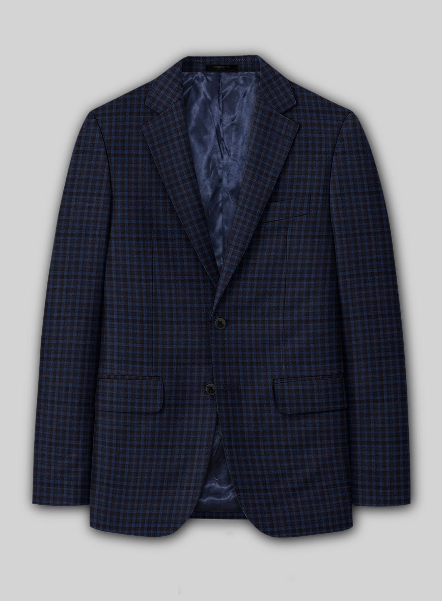 Reda Sarmen Checks Wool Jacket - StudioSuits