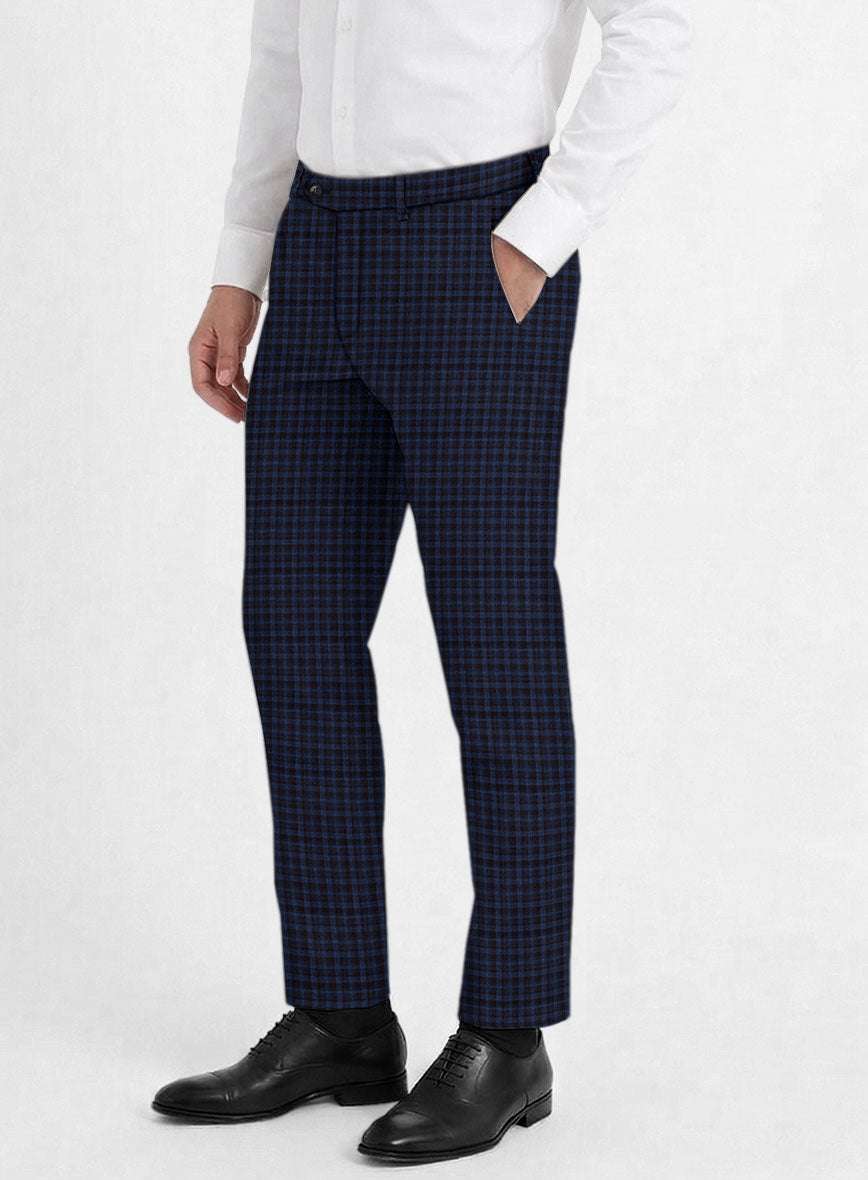 Reda Sarmen Checks Wool Pants - StudioSuits
