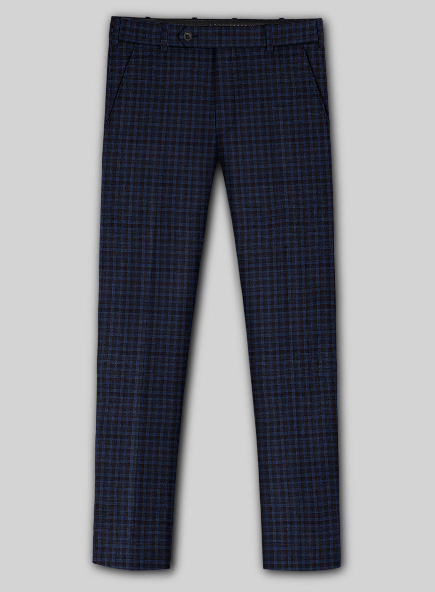 Reda Sarmen Checks Wool Pants - StudioSuits