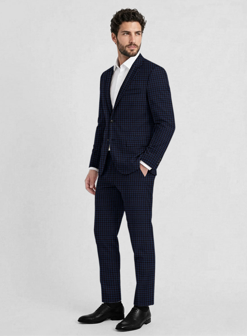 Reda Sarmen Checks Wool Suit - StudioSuits