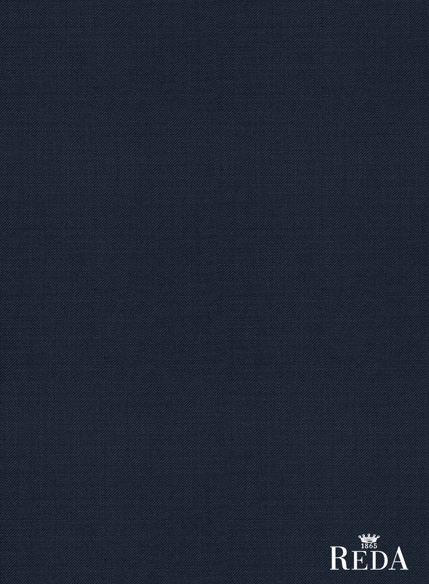 Reda Seal Blue Pure Wool Suit - StudioSuits