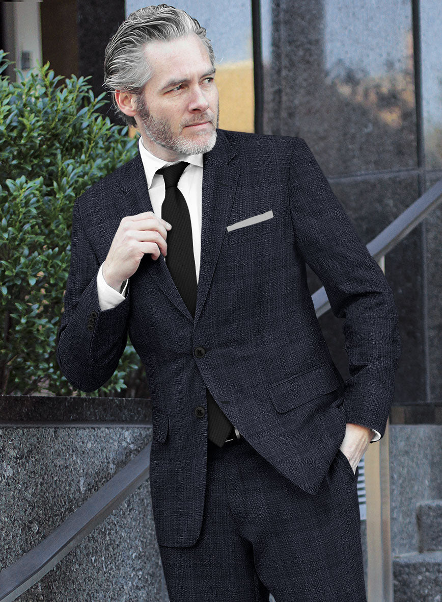 Reda Stibal Blue Checks Wool Jacket - StudioSuits